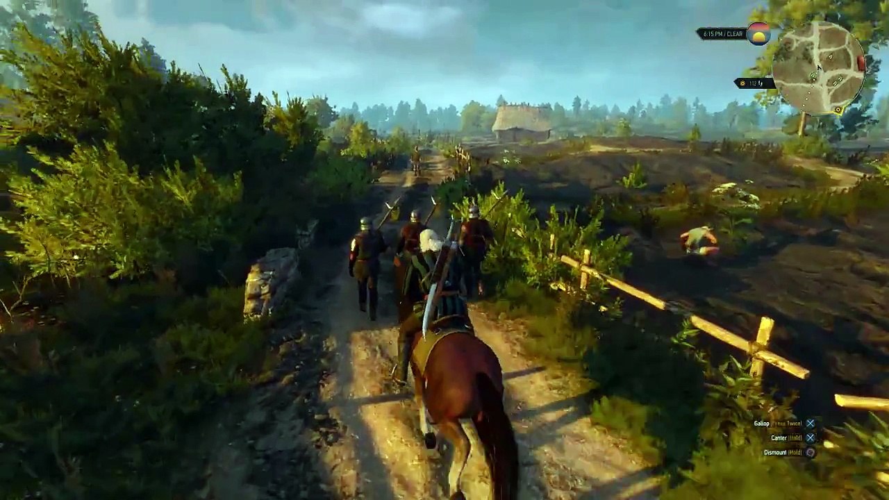 The Witcher 3 - Vidéo de gameplay sur PS4