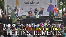 These Musicians Made Their Instruments Out Of Trash
