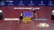 The point awesome between Ma Long and Fang Bo at the World table tennis