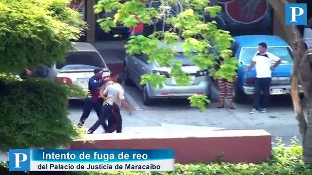 El intento de fuga de un reo en el Palacio de Justicia en Maracaibo
