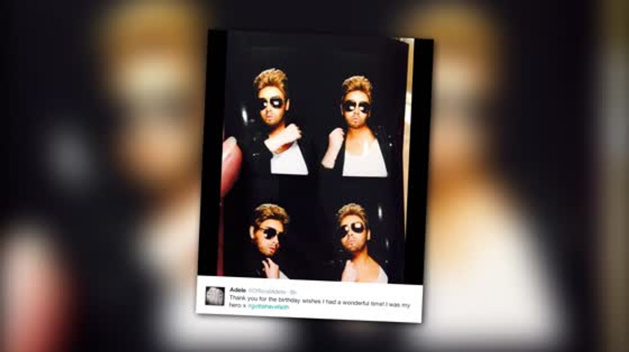 Adele Celebrates Birthday Dressed as George Michael