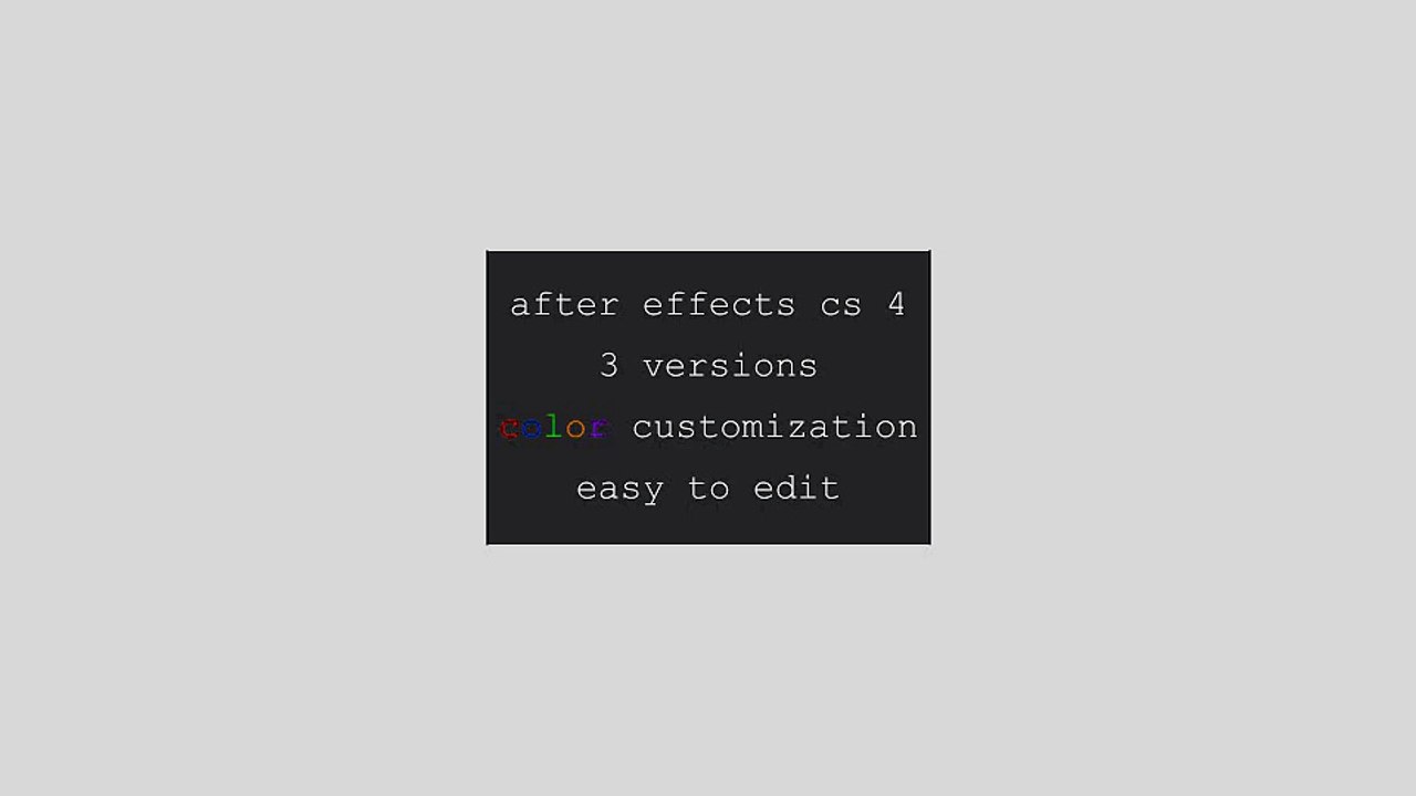 After Effects Project Files - Flat Minimal Logo Reveal - VideoHive 9707222