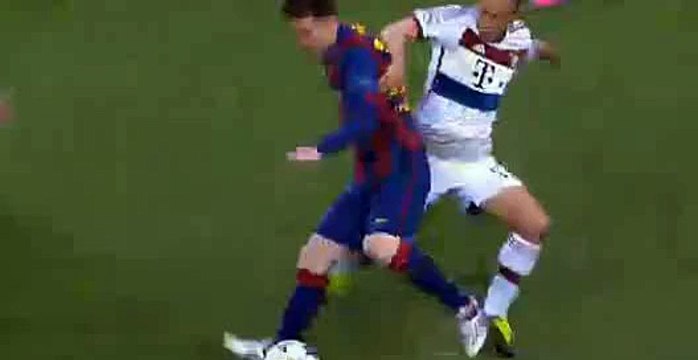 Barcelona vs Bayern Munich 0-0 Lionel Messi Nutmeng Skills 06.05.2015