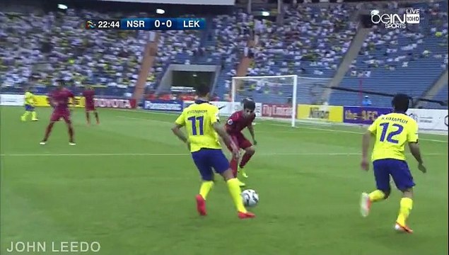 الشوط الاول مباراة النصر لخويا كامله أبطال آسيا 2015 الجولة السادسة إياب