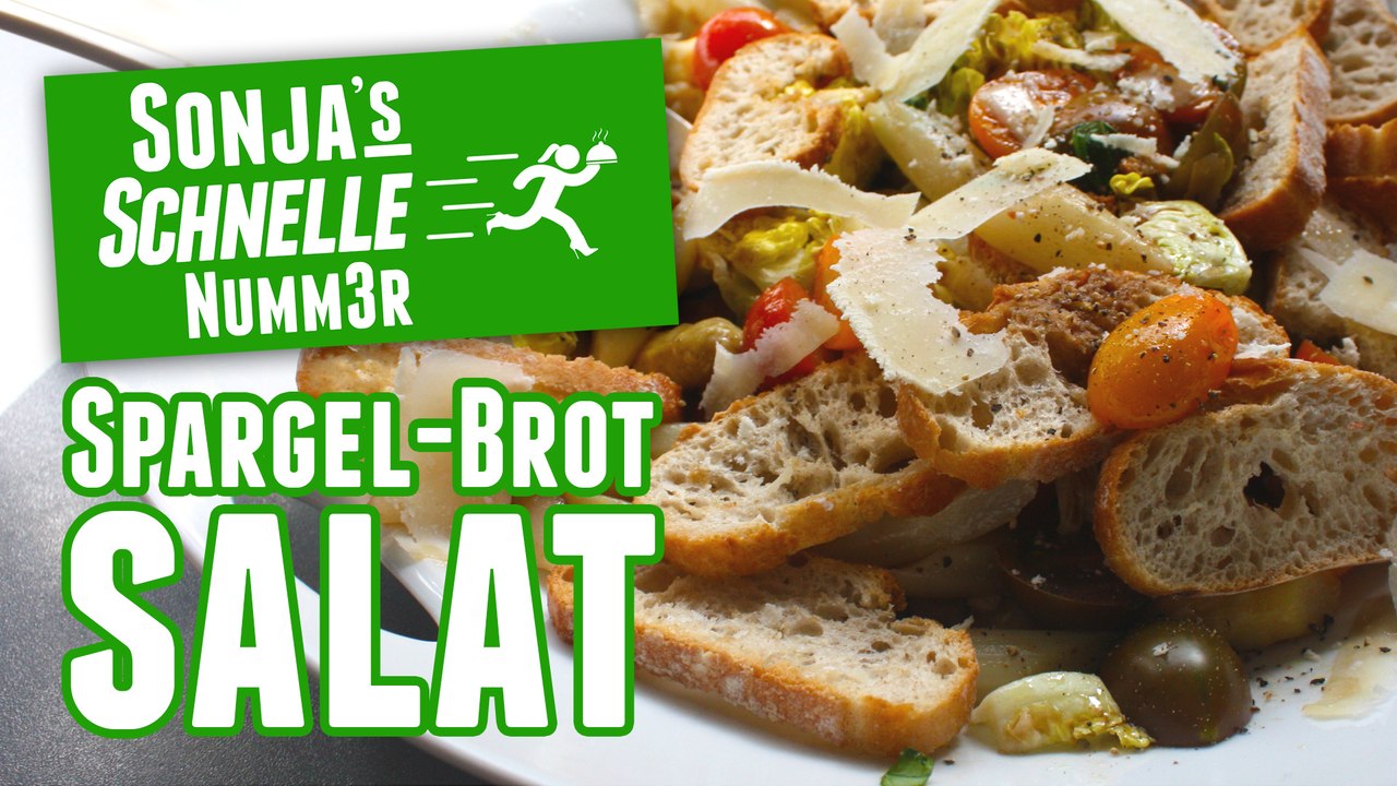 Spargel-Brotsalat - Rezept (Sonja's Schnelle Nummer #52)