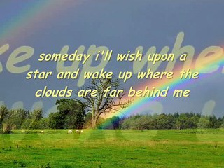 Somewhere over the rainbow lyrics