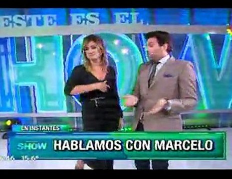 Paula en Este es el Show 1 (ensayo de Pedro y Paula) - 06 de Mayo