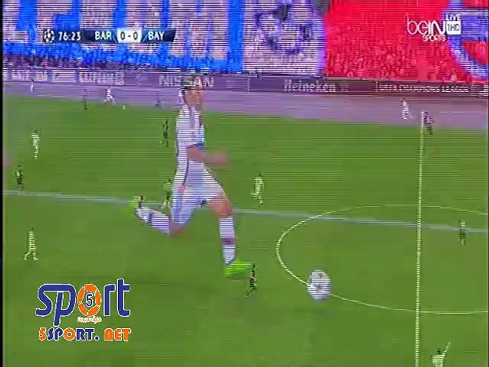 ثلاثية برشلونة في البايرن