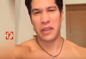 Jesús Miranda "El Chino" muestra sus kilos de más