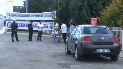 Trafik Denetiminde Sürücüye Çorba İkramı
