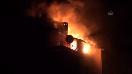 Öğrenci Yurdu Lojmanında Yangın