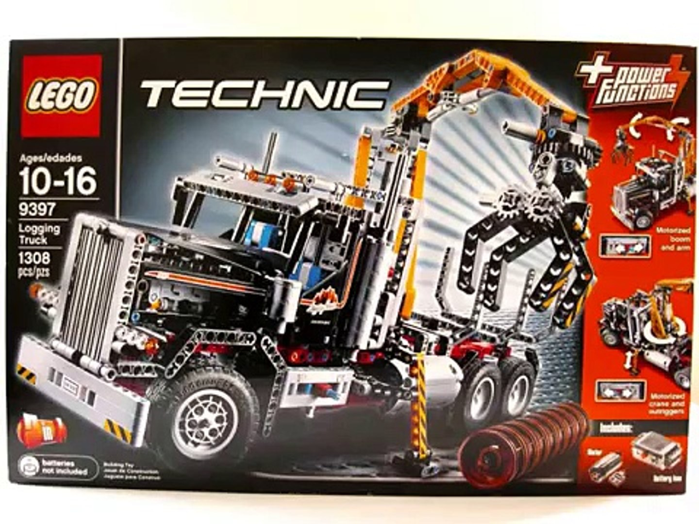 LEGO Technic 9397 Logging Truck Time Lapse Build - video Dailymotion