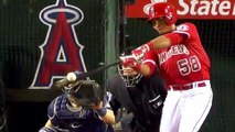 Angels' Catcher Carlos Perez Hits Walk-Off Homer in Big League Debut