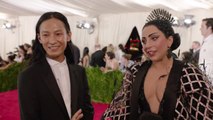 Lady Gaga and Alexander Wang at the Met Gala 2015
