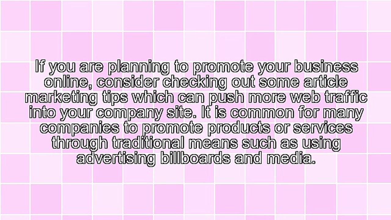 Basic Article Marketing Tips To Remember