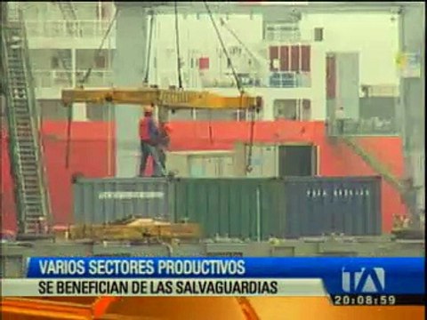 Varios sectores productivos se benefician de las salvaguardias