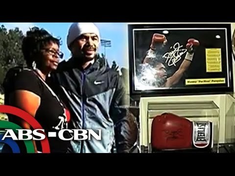 Mga fans ni Pacquiao, nakipag-selfie sa kampeon