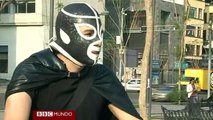 Peatónito, el súper héroe de los peatones en Ciudad de México