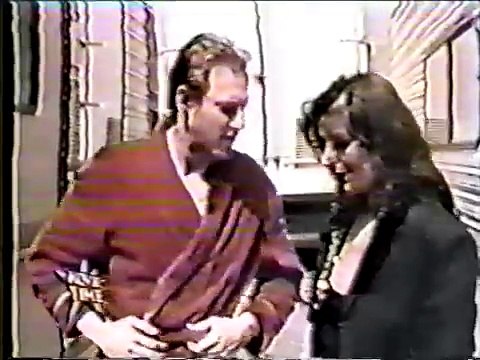 Marina Sirtis Interviews Brent Spiner on Star Trek set