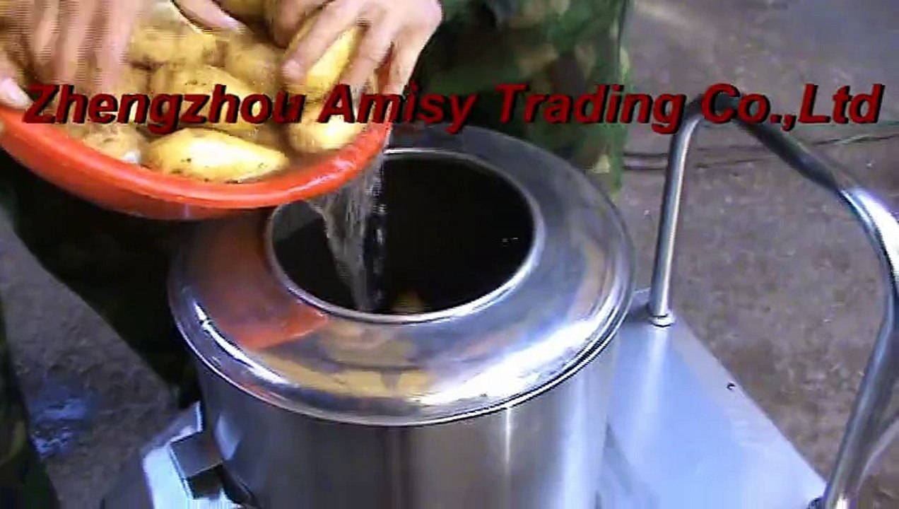 Potato Washing and Peeling Machine, Vegetables Peeler, Food Washer