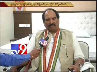 TPCC Uttam face to face with Tv9 on Rahul Padayatra