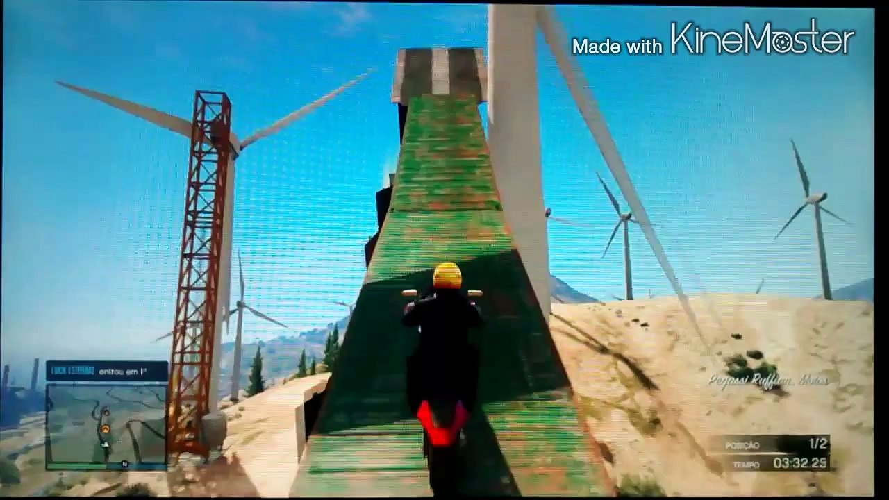 GTA V Online: corrida: (Moto Skill teste (turbine)