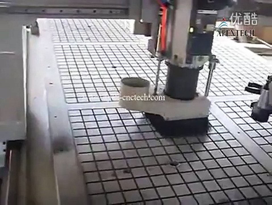 apextech cnc carousel turning plate changing 8 pieces tools wood doors cnc router