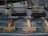 apextech cnc machinery with 4 spindles cnc router