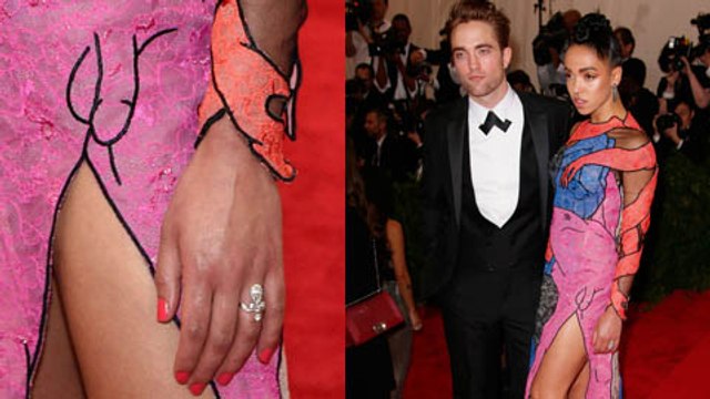 FKA Twigs modern art 2015 Met Gala dress