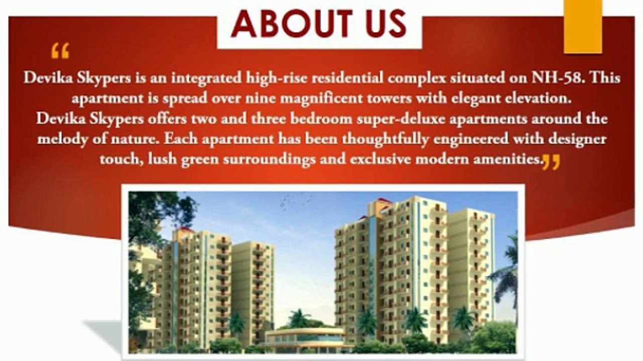 Devika Skypers - Best Builders in Raj Nagar Extension