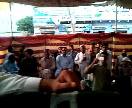 Abdul Razzaq Jadon Addressing HQM Labor Wing HLF Jalsa On Labor Day At Gul Ahmed Chorangi.