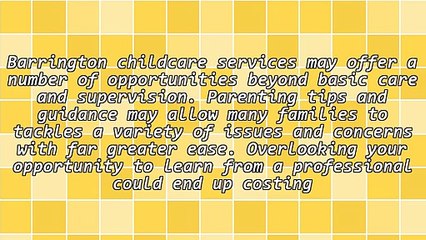 Finding Early Childhood Education Tips Offered By Barrington Childcare Facility