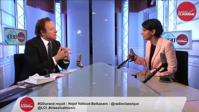 Najat Vallaud-Belkacem, invitée de Guillaume Durand avec LCI (07.05.15)