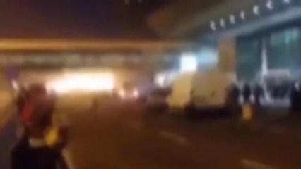 Yangın Çıkan Roma Fiumicino Havalimanı Ulaşıma Kapandı -2