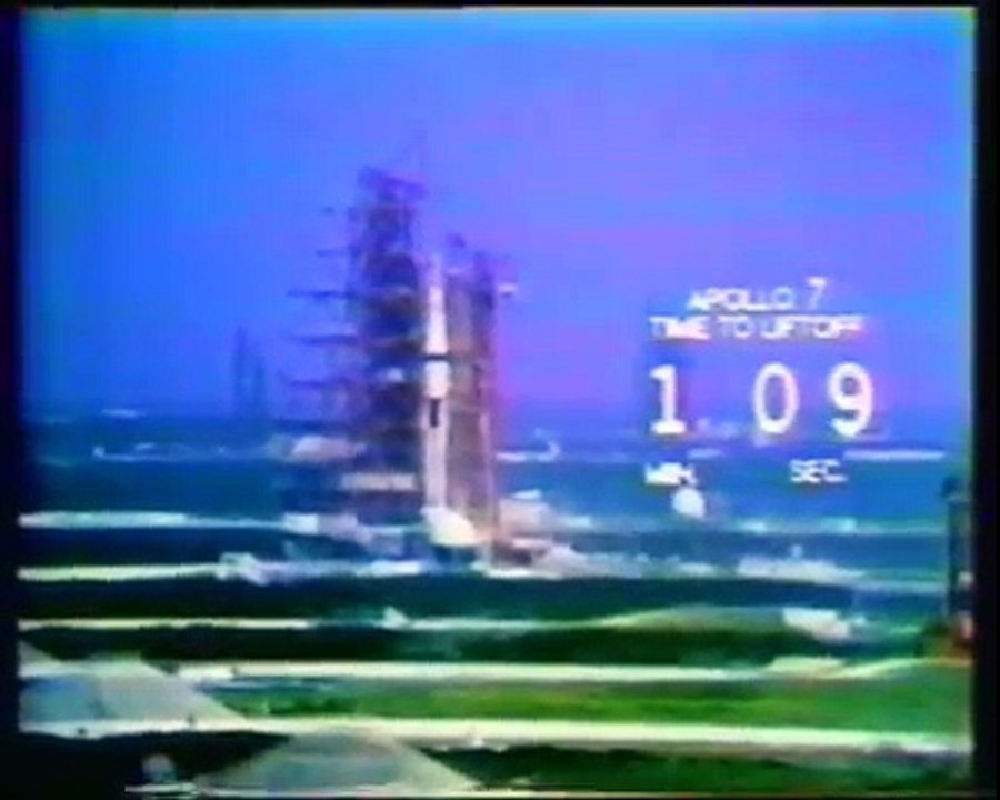 Launch of Apollo 7 (CBS)
