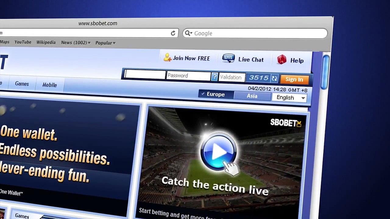 SBOBET Tutorial - Registration