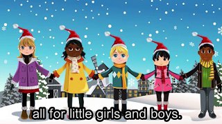 Christmas Songs for Children with lyrics -- Up on the Housetop - Kids Songs by The Learning Station