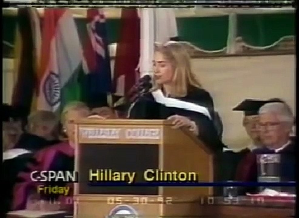 Hillary Clinton's 1992 Wellesley Commencement Speech Tackles Issues Relevant Decades Later