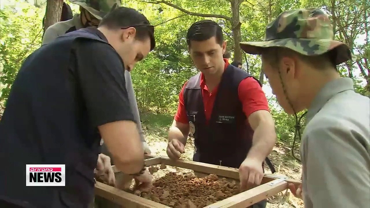 Excavating U.S. soldiers' remains from the Korean War