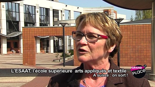 Visite de l'ESAAT, l'école supérieure arts appliqués et textile