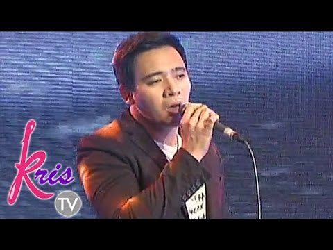 Erik Santos sings How Can I on Kris TV