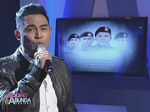 Jed Madela sings To Where You Are for Fallen 44