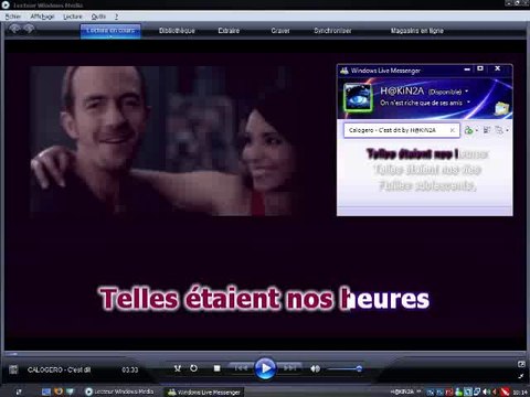 KARAOKE CALOGERO - C'est dit