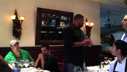 Restaurant Wine Service Etiquette with Sommelier, James King