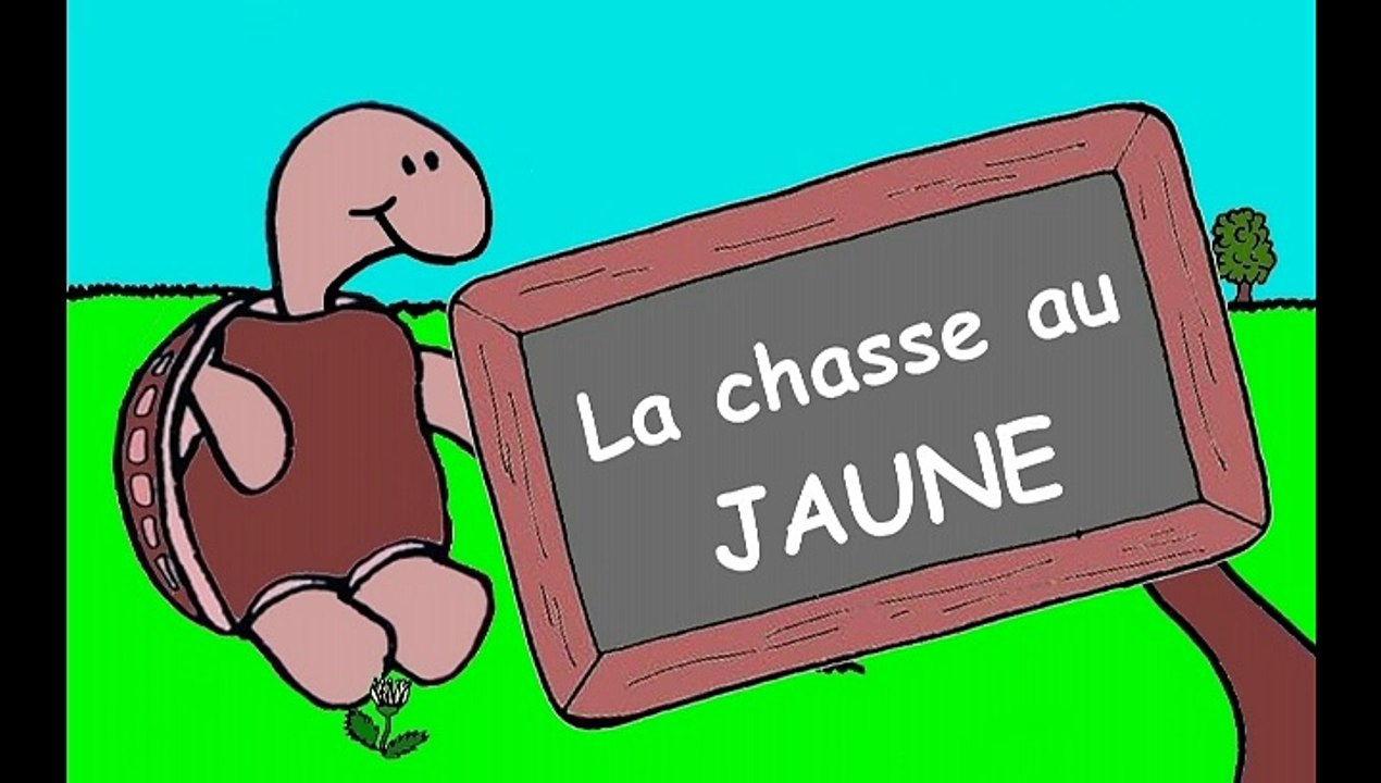Je révise les couleurs : la chasse au jaune