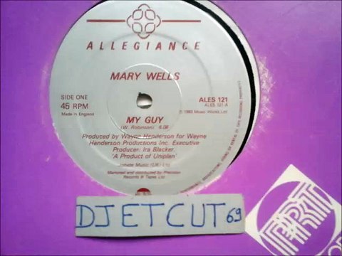 MARY WELLS -MY GUY(RIP ETCUT)ALLEGIANCE REC 83