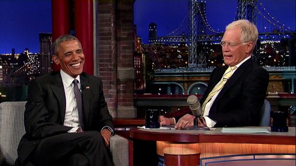 Télécharger la video: Barack Obama et David Letterman parlent retraite