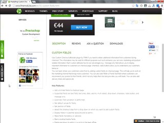 Custom order fields in PrestaShop