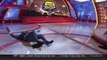 Another crazy FAIL by Shaquille O'Neal : Inside The NBA - Shaq Falls Down During Halftime
