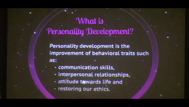 Seminar On Personality Development By, Dr. Nadeem Ehsan Friday, April 10, 2015 Part#B